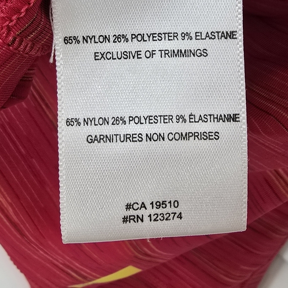 LOLE Smash Tee Red Sea Mix Women's Medium Braided Open‎ Back Activewear Yoga Top - Picture 7 of 11